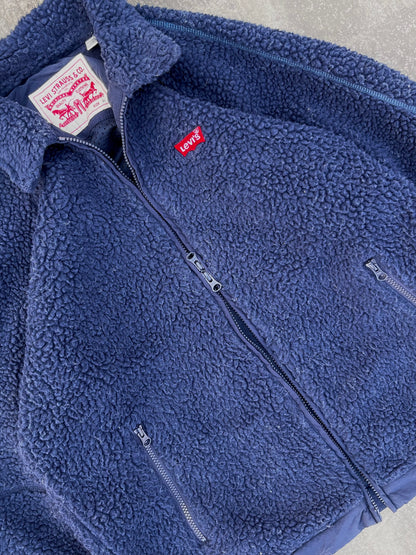 Vintage Levi's Fleece Jacket ( Rare Find ) (L)