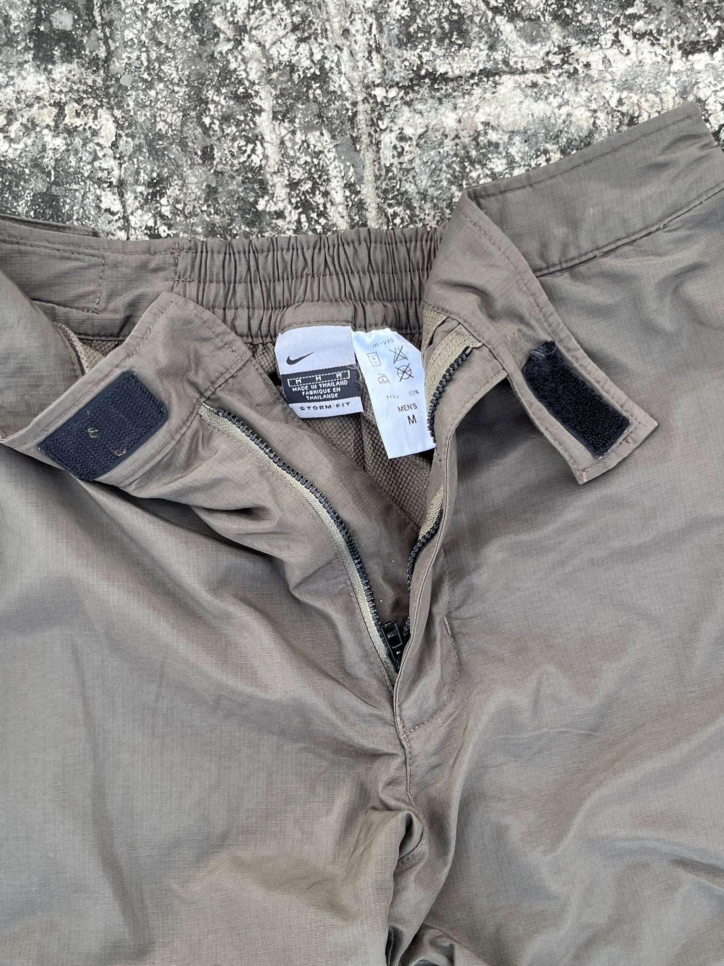 Vintage Nike Green Tech Training Storm-Fit Trackpants (M) (Rare)