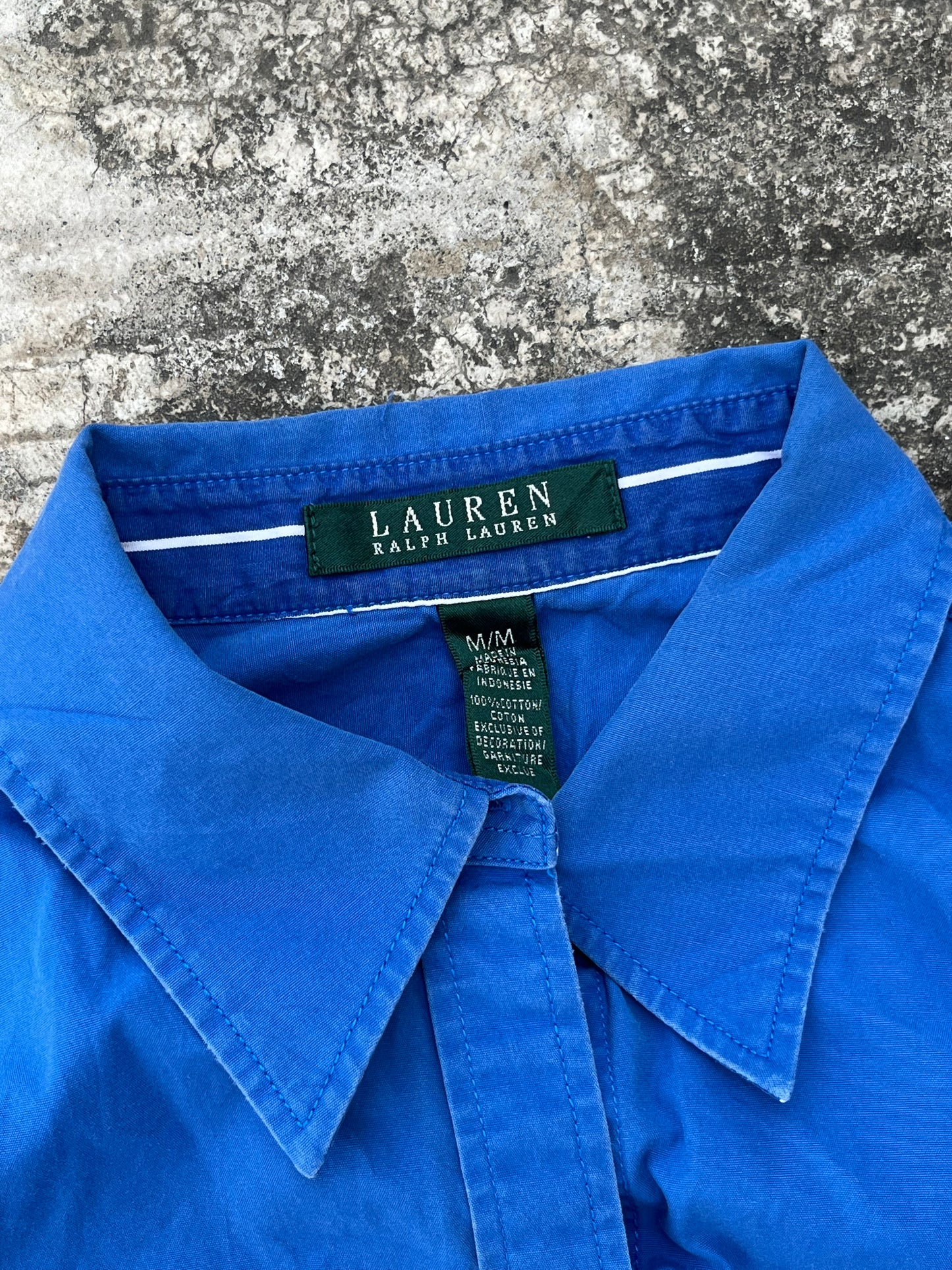 Ralph Lauren Y2K women's button down (L)