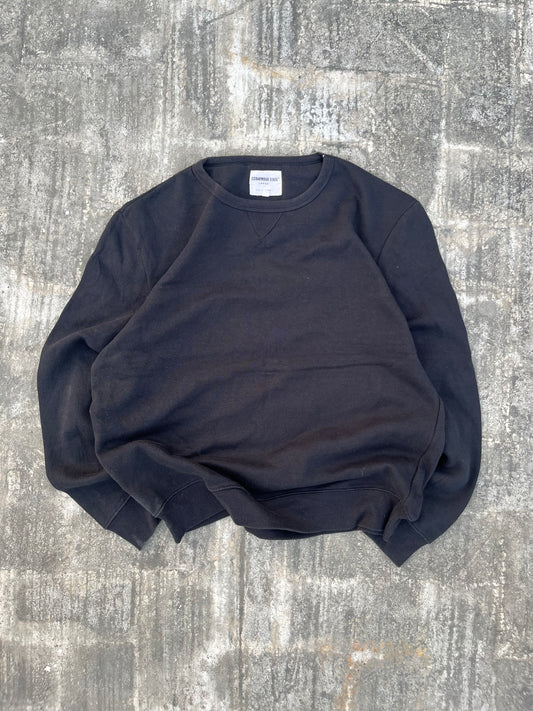 Cedarwood Black Plain Sweatshirt (M)