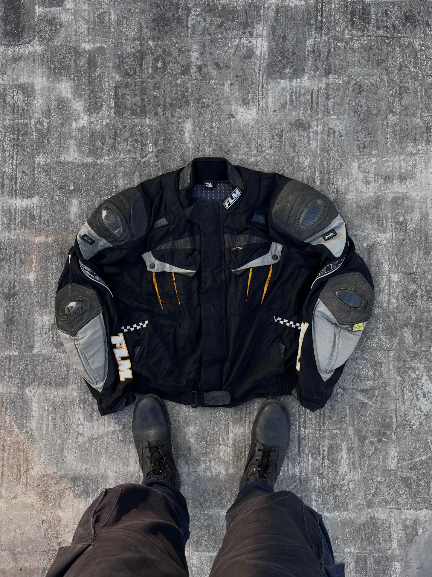 Polo-Tex Textile Racing Biker Jacket (L)
