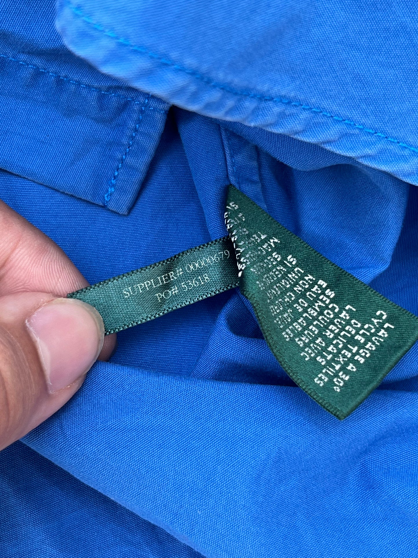 Ralph Lauren Y2K women's button down (L)