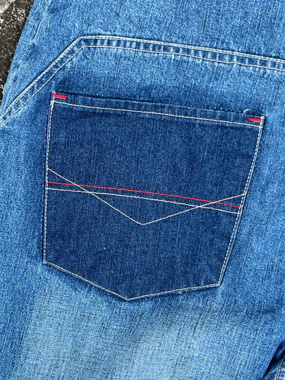 Vintage Tuttane Embroidery Baggy Jeans (34)