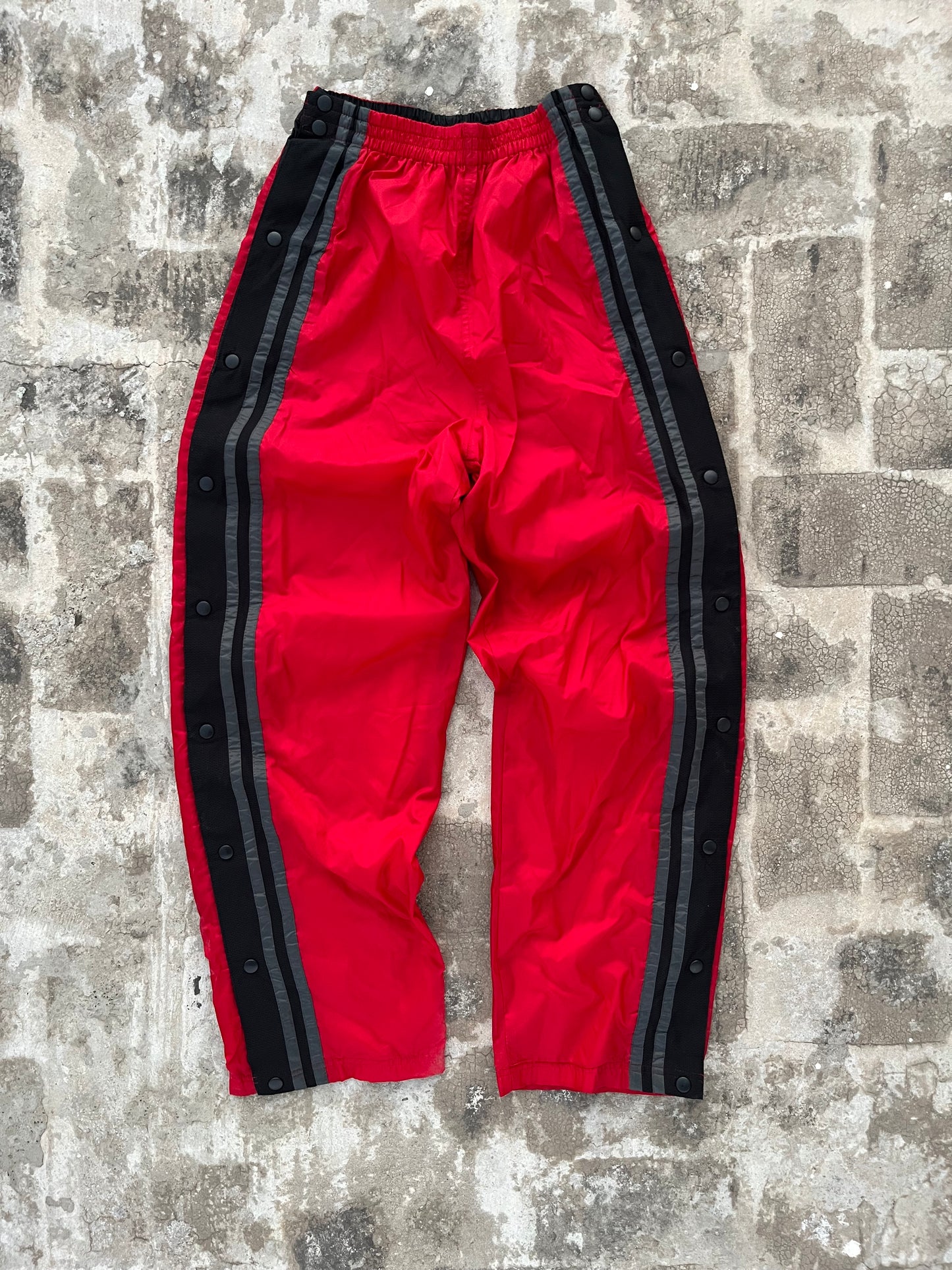Vintage Sporrax all over Red Buttons Trackpants (M)