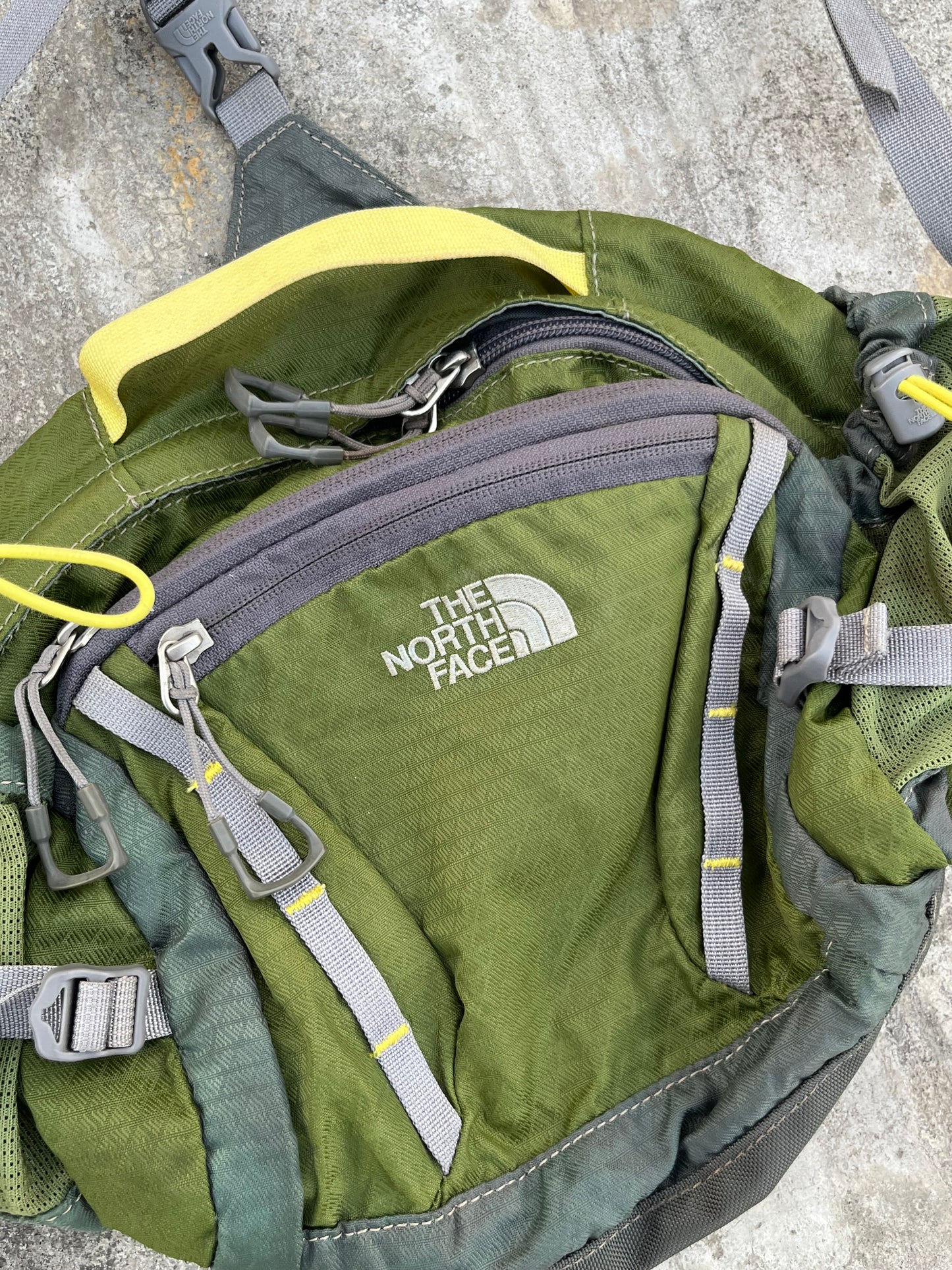 The North Face Outdoor Green Nylon Tech Backpack in Great condition