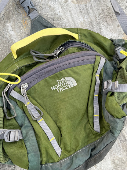 The North Face Outdoor Green Nylon Tech Backpack in Great condition