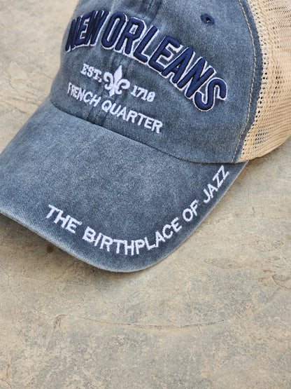 Vintage New Orleans Trucker Cap