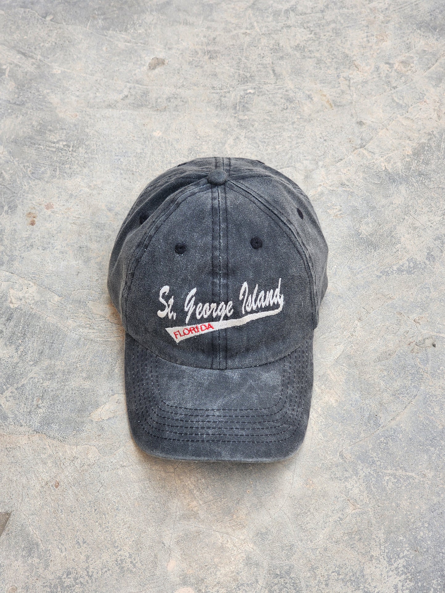 St. George Island Florida Stone Washed Cap