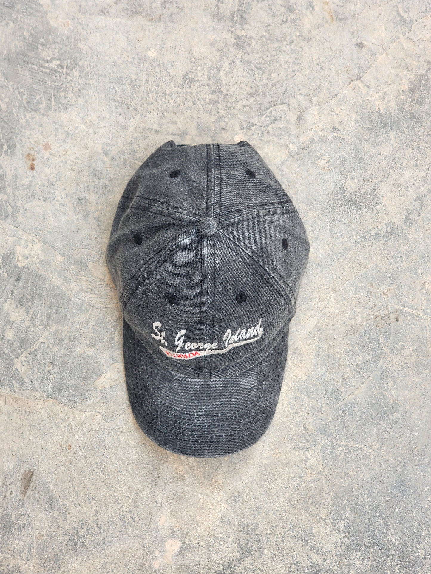 St. George Island Florida Stone Washed Cap