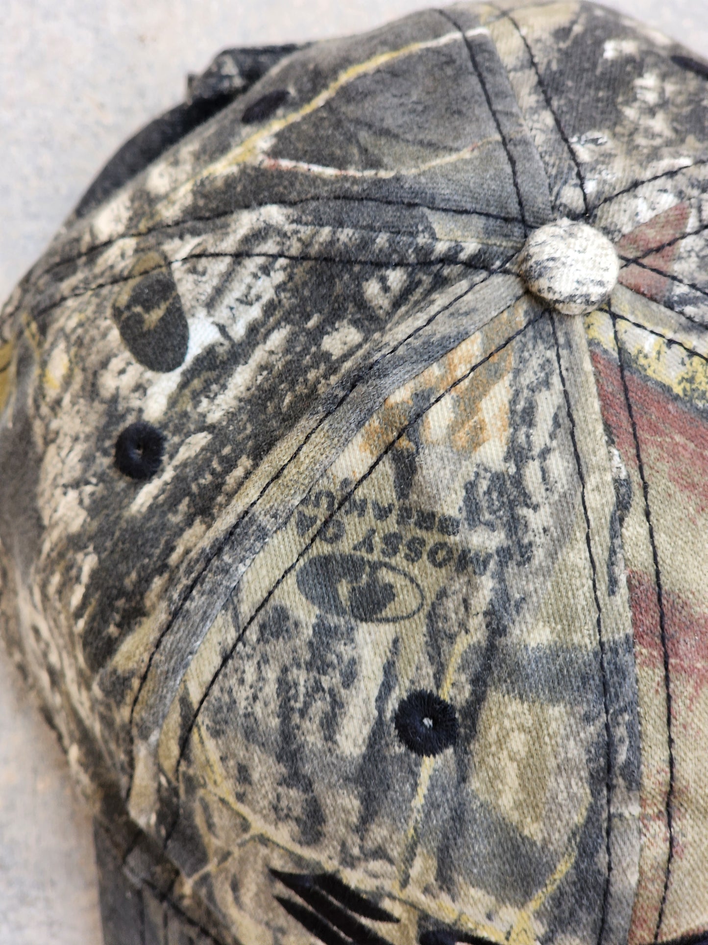 Vintage Suzuki Mossy Oak Camo Cap