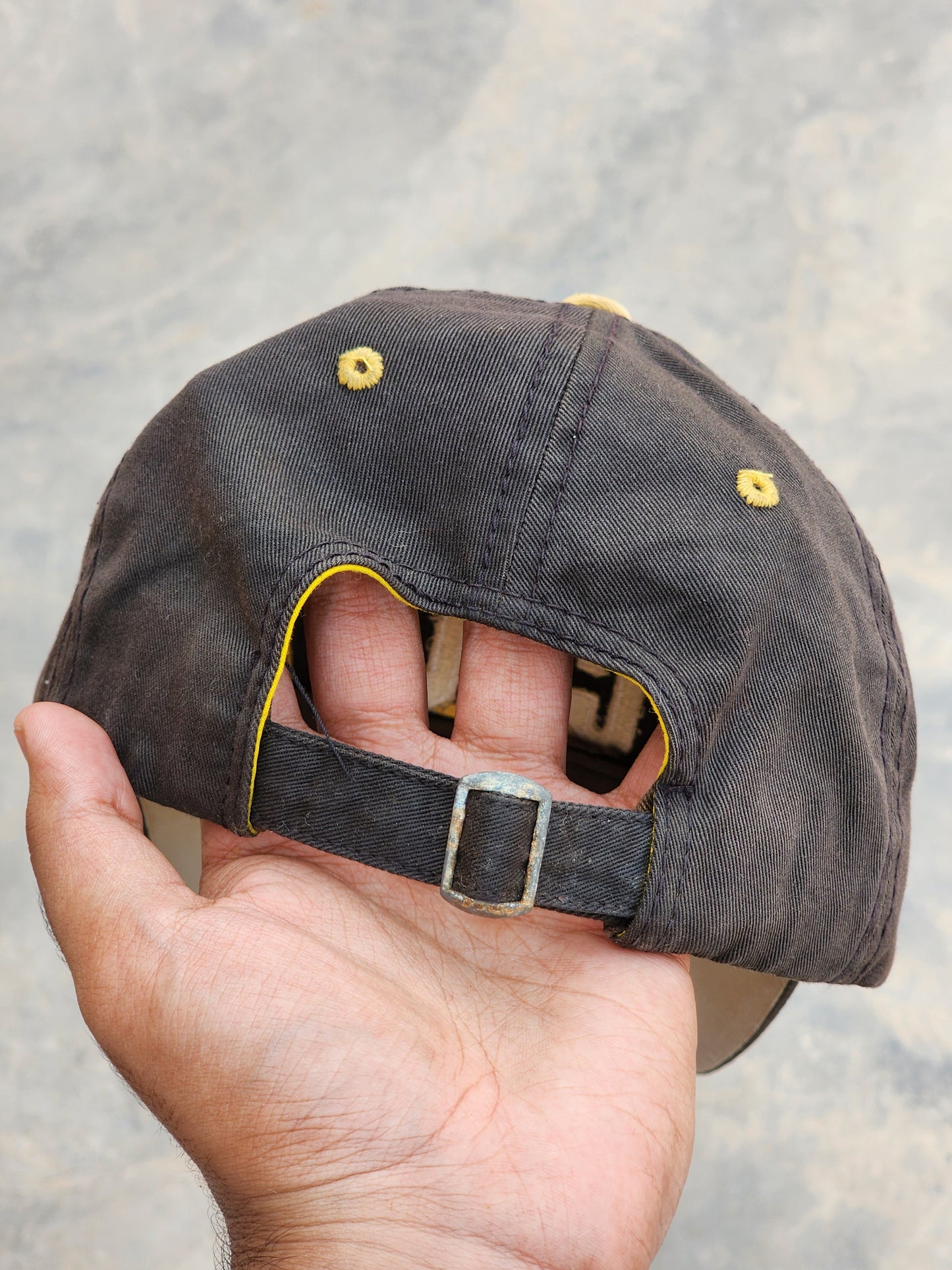 Vintage Heavy Duty Cat Flames Cap ( Super Rare )