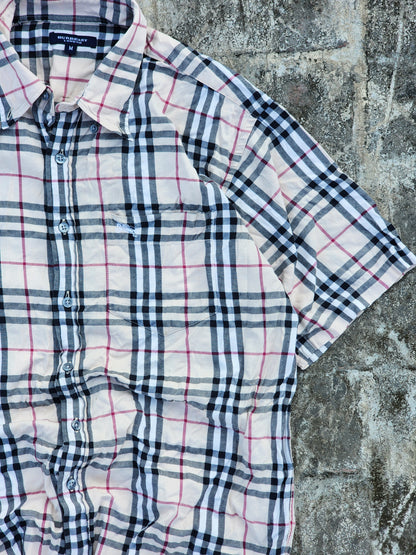 Vintage Burberry Boxy Tee (L) ( Extremely Rare )