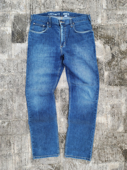 Carhartt Denim Relaxed Fit Workwear Jeans (36) ( Rare )