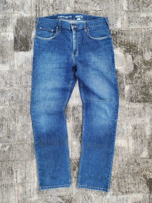 Carhartt Denim Relaxed Fit Workwear Jeans (36) ( Rare )