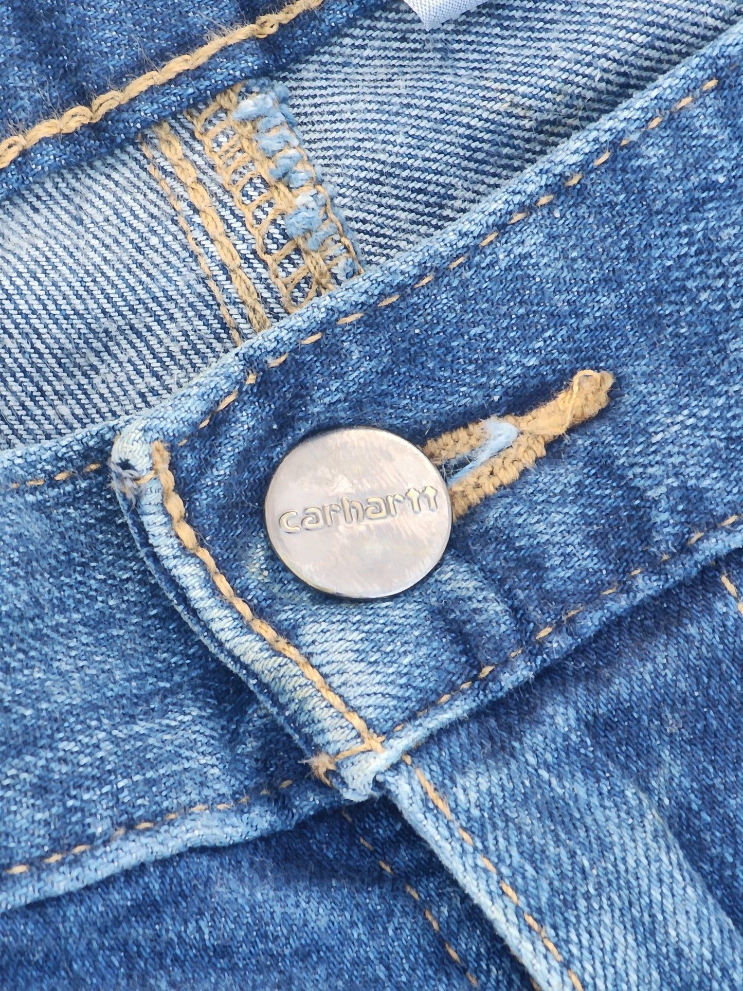 Carhartt Denim Relaxed Fit Workwear Jeans (36) ( Rare )