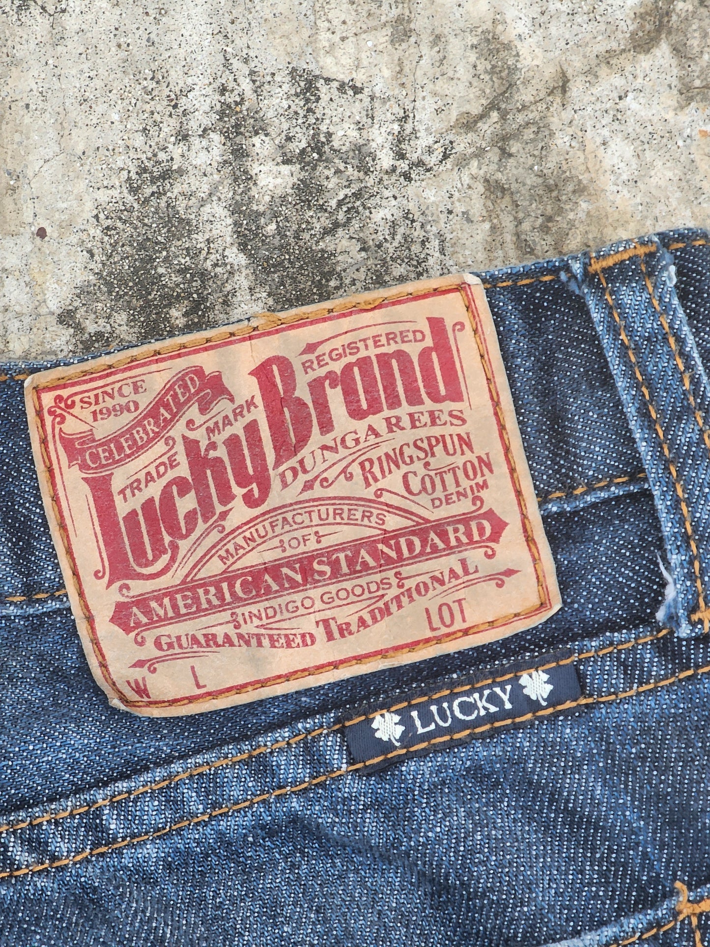 Vintage Baggy Lucky Brand Jeans (38)