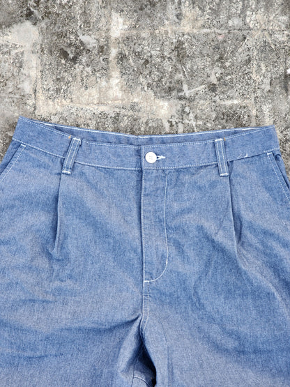 Carhartt Super Baggy Faded-Blue Colored Denim Trousers (33) ( Rare )