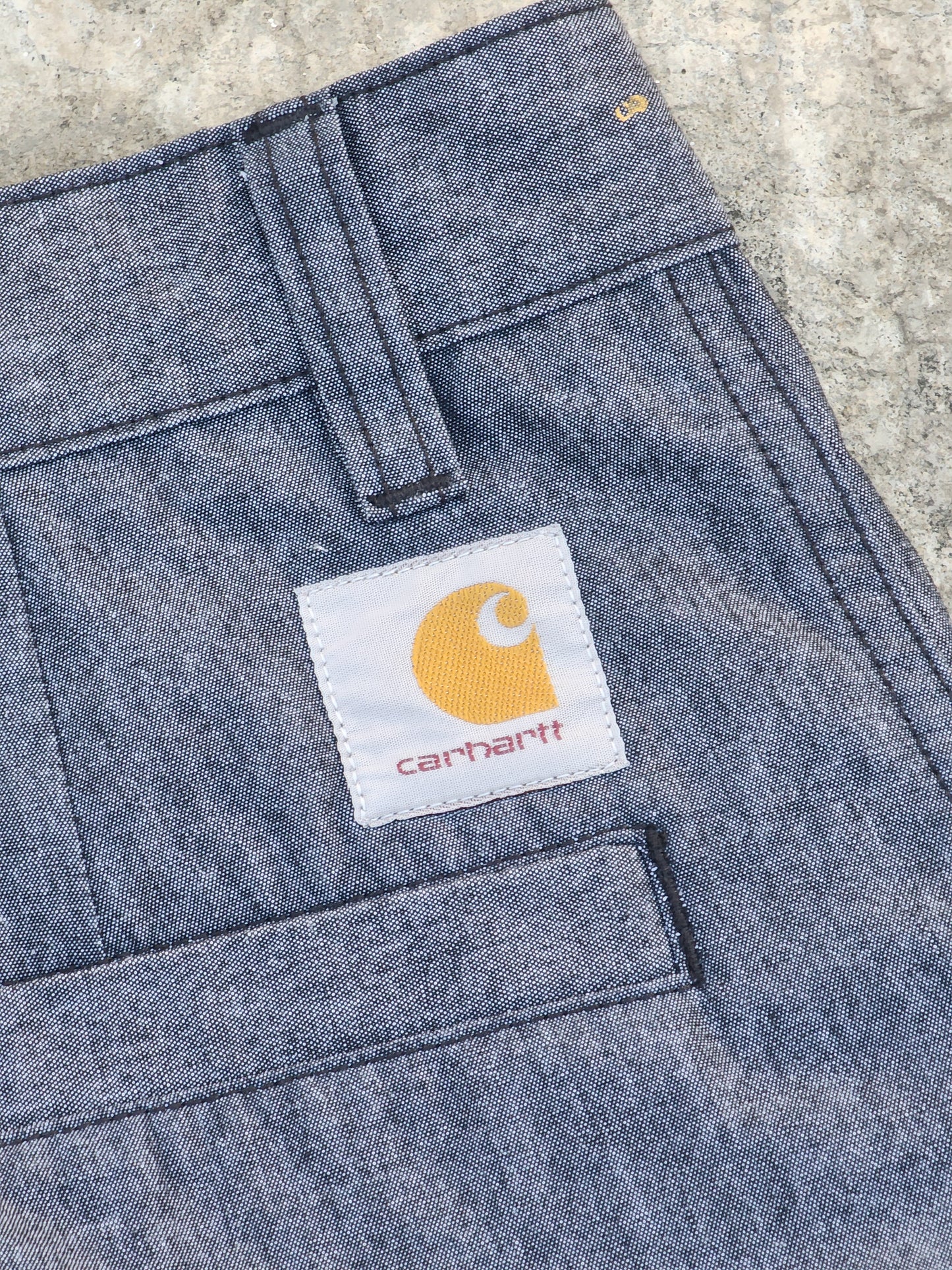 Carhartt Super Baggy Grey Denim Jeans Trousers (33) ( Rare )