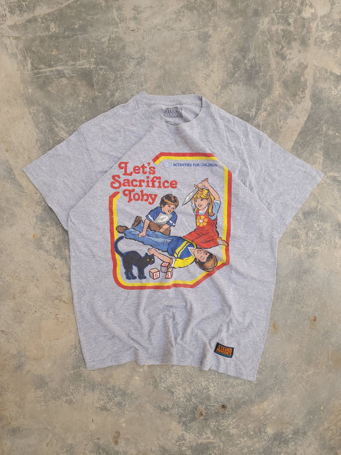 Steven Rhodes Vintage tee - Let's Sacrifice Toby (M/L)