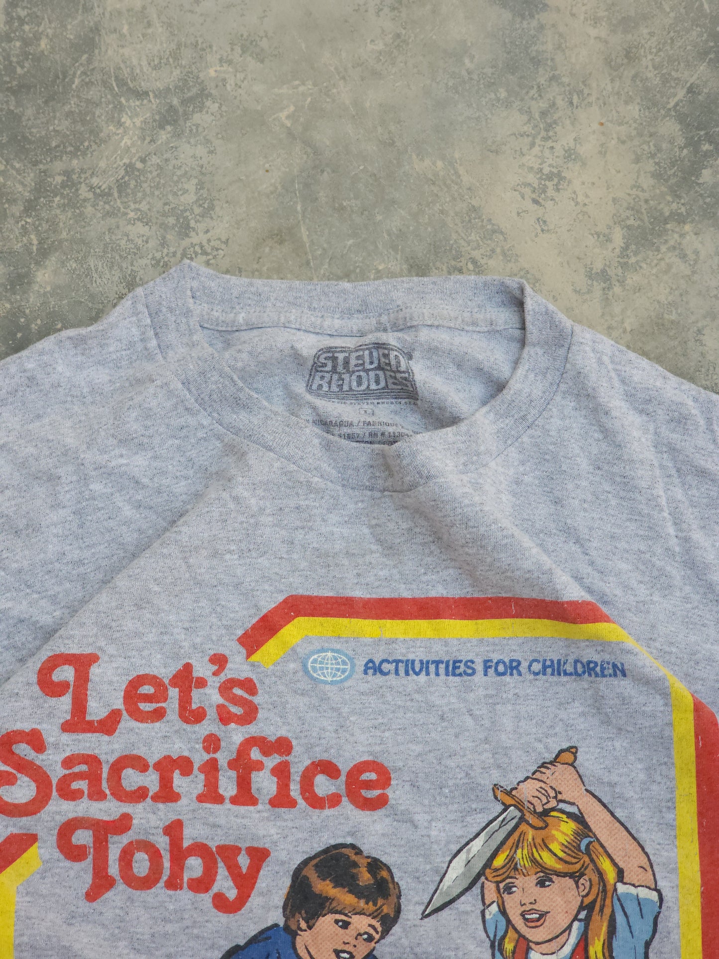 Steven Rhodes Vintage tee - Let's Sacrifice Toby (M/L)