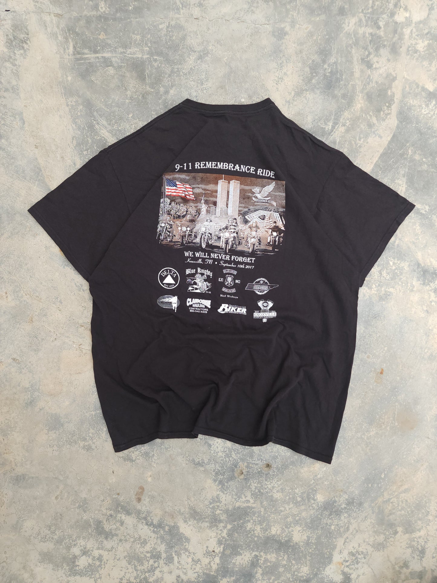 9-11 Remembrance Ride Tee (L)