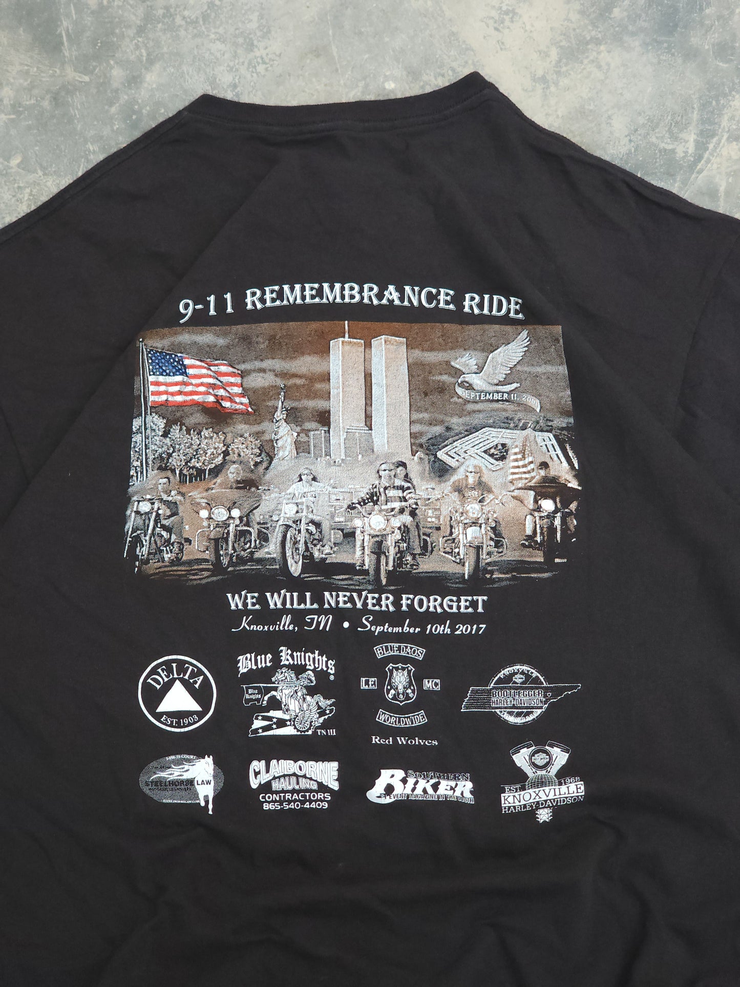 9-11 Remembrance Ride Tee (L)