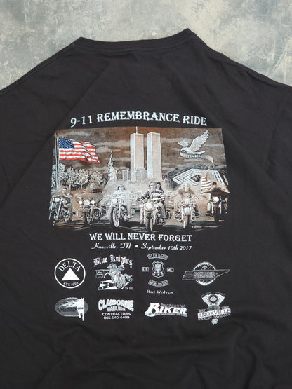 9-11 Remembrance Ride Tee (L)