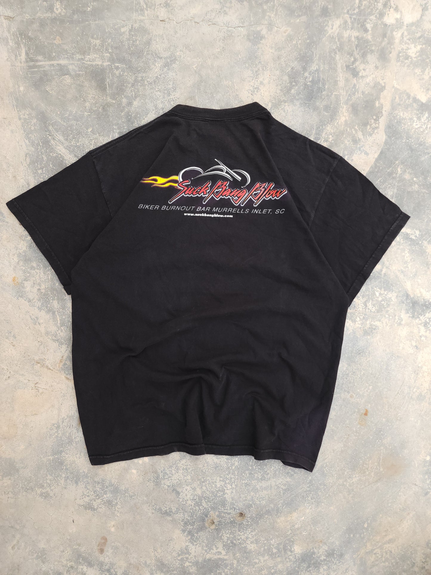 Suck,Bang,Blow Biker Burnout Bar Tee (M)