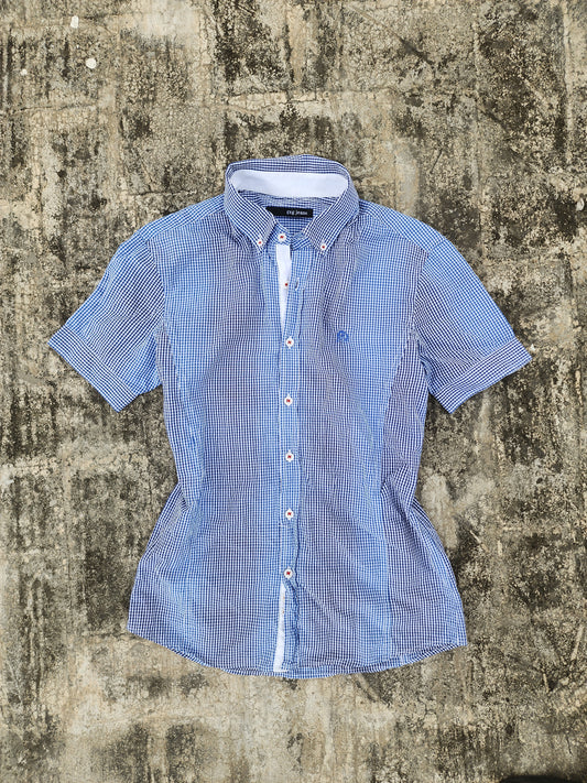Short Sleeves gxg jeans Women's Y2K Button down (M)