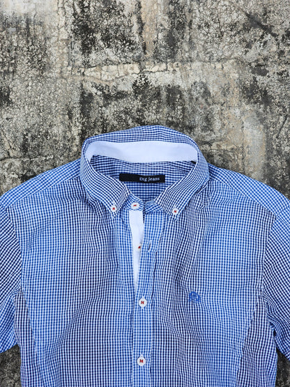Short Sleeves gxg jeans Women's Y2K Button down (M)