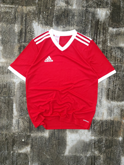 Vintage Adidas Red Aeroready Jersey (S)