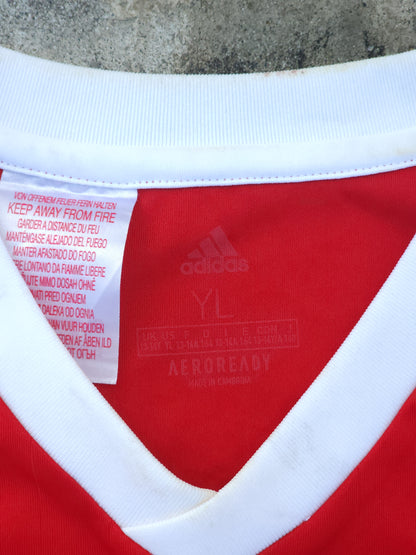 Vintage Adidas Red Aeroready Jersey (S)