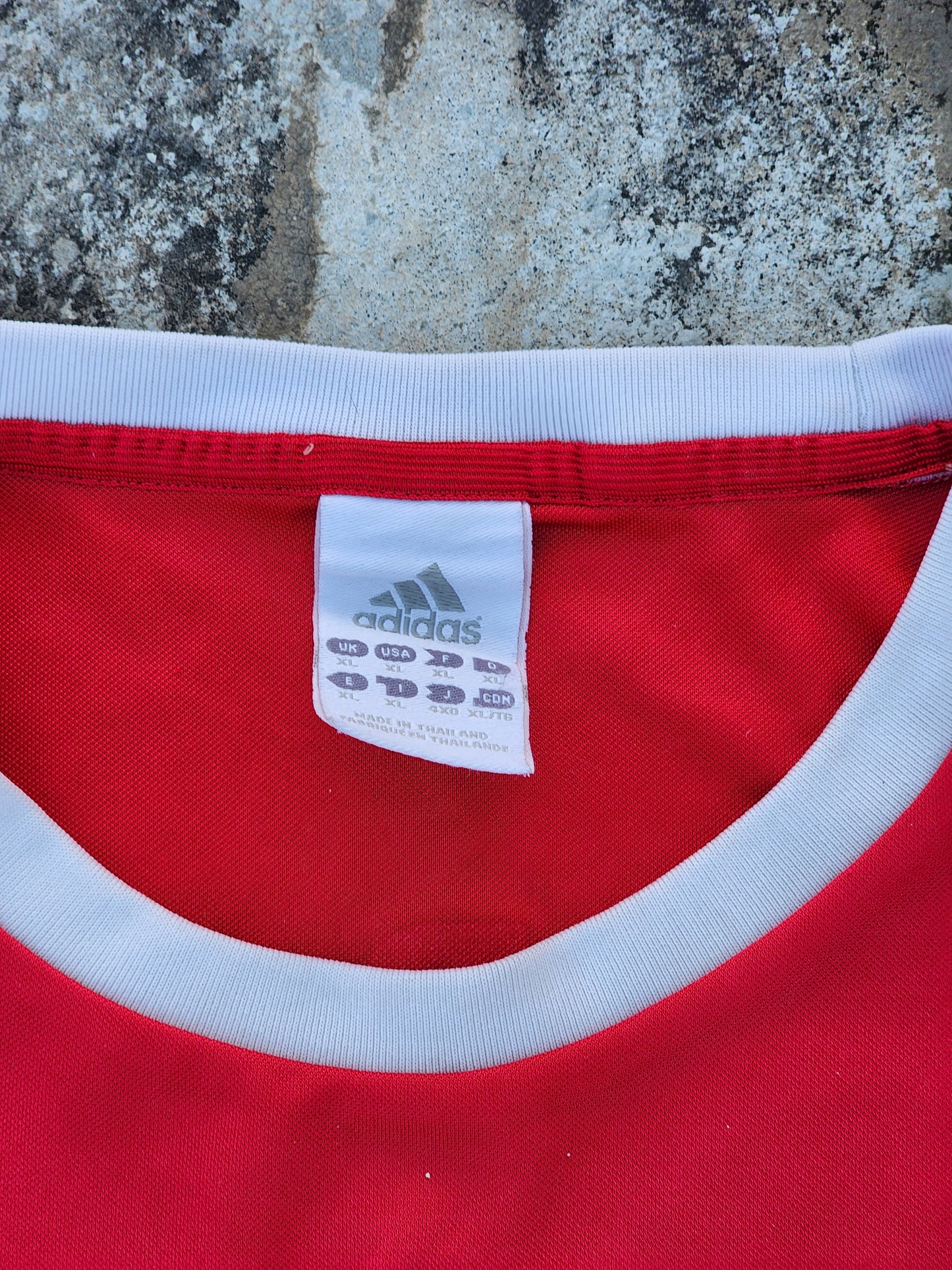 Red Devils ( Manchester United ) RWE Adidas Soccer Jersey Oversized - Boxy Fit (L)