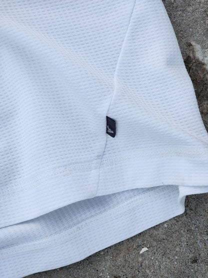 Adidas White - Golden logo Climalite Jersey (M)