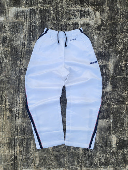 Vintage Asics White Nakama.K Baggy Trackpants (M)