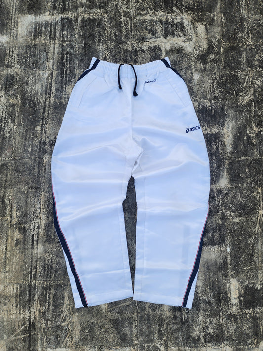 Vintage Asics White Nakama.K Baggy Trackpants (M)
