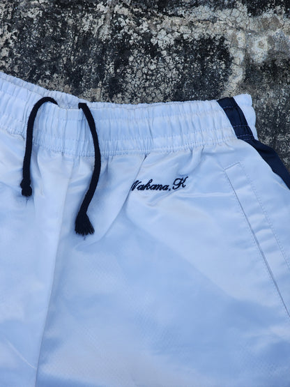 Vintage Asics White Nakama.K Baggy Trackpants (M)