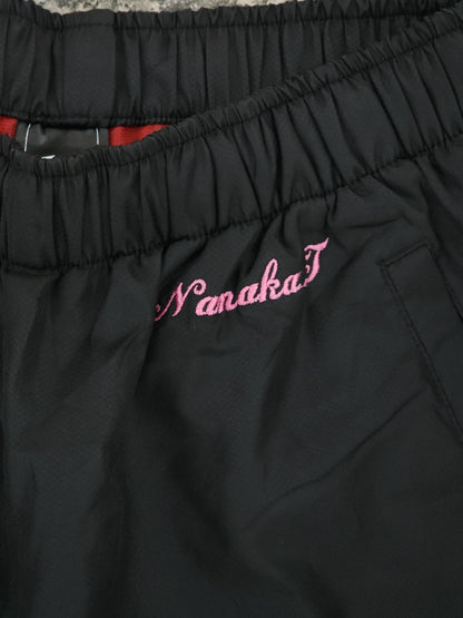 Vintage Mizuno Black - Pink Baggy Trackpants (S)