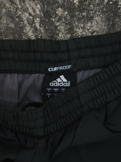 Adidas Black - White Stripes Baggy Trackpants (S/M)