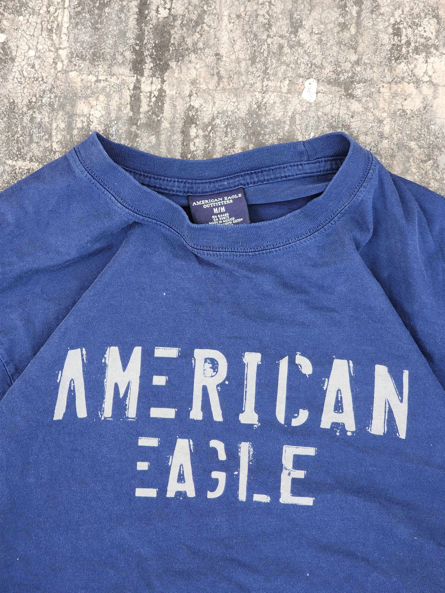 Vintage American Eagle Blue Full Sleeves Tee (L)