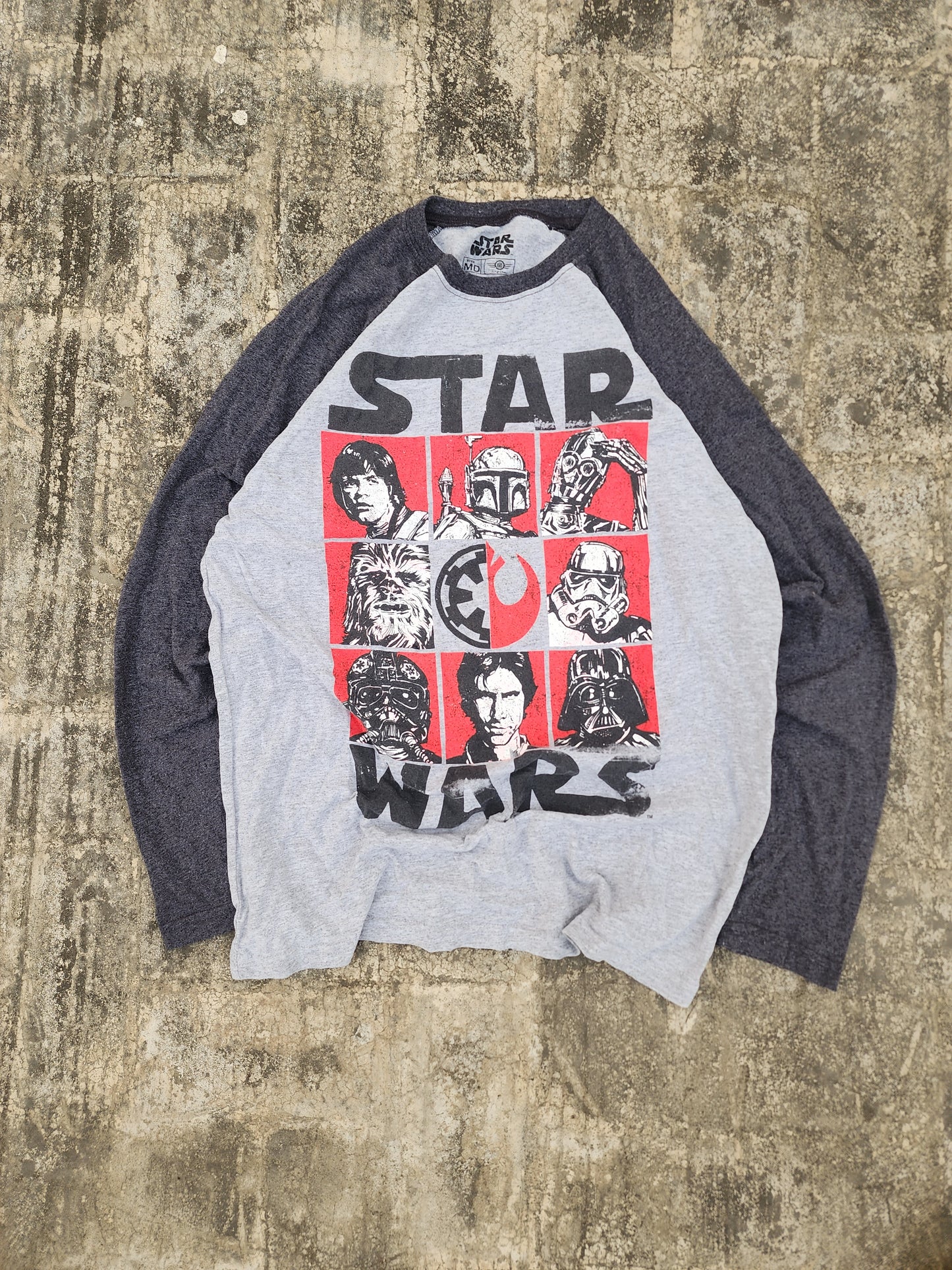 Vintage Star Wars Raglan Full Sleeves Tee (M)