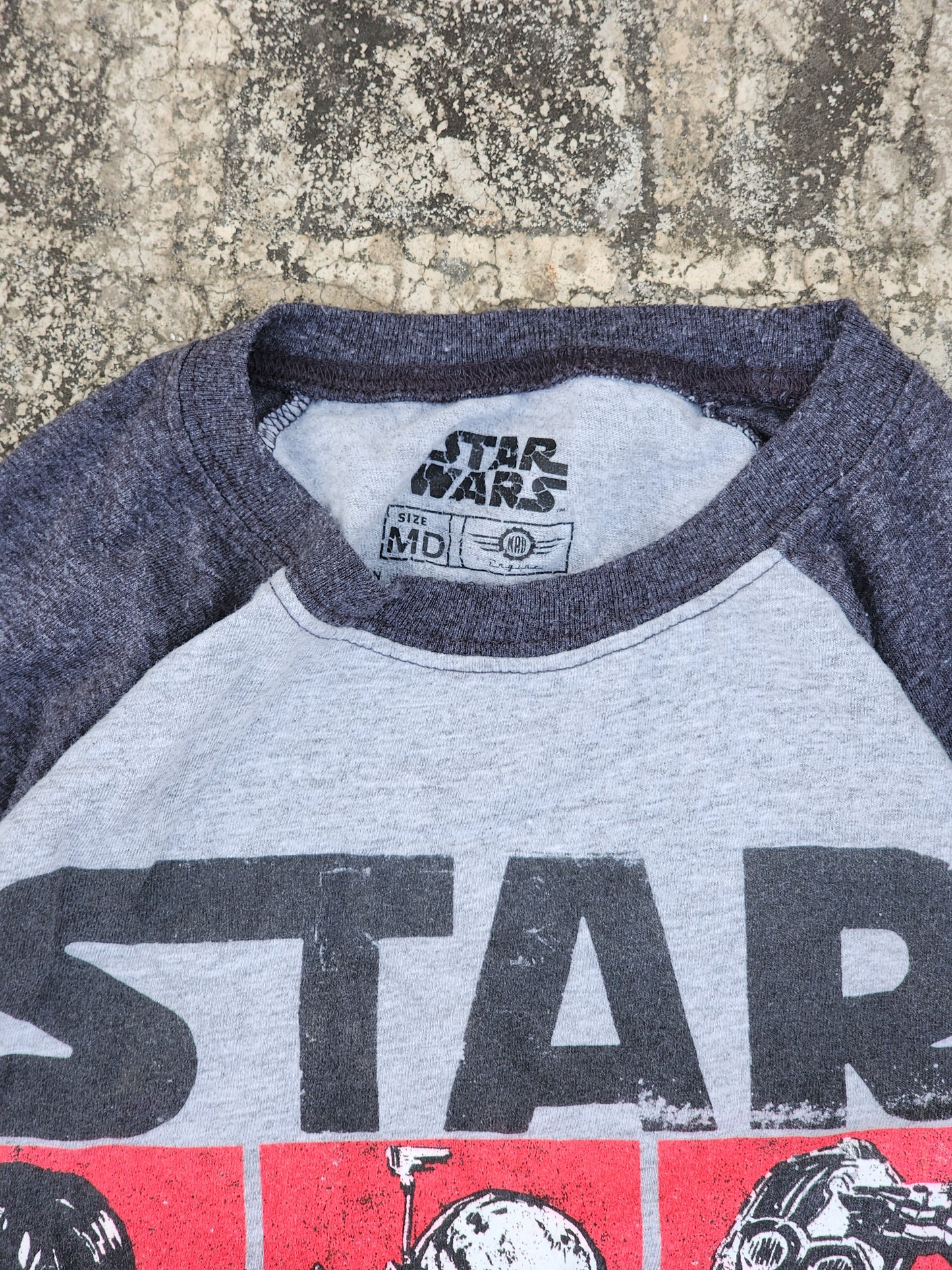 Vintage Star Wars Raglan Full Sleeves Tee (M)