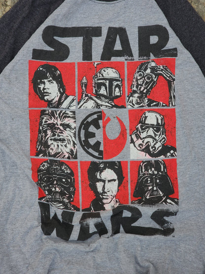 Vintage Star Wars Raglan Full Sleeves Tee (M)