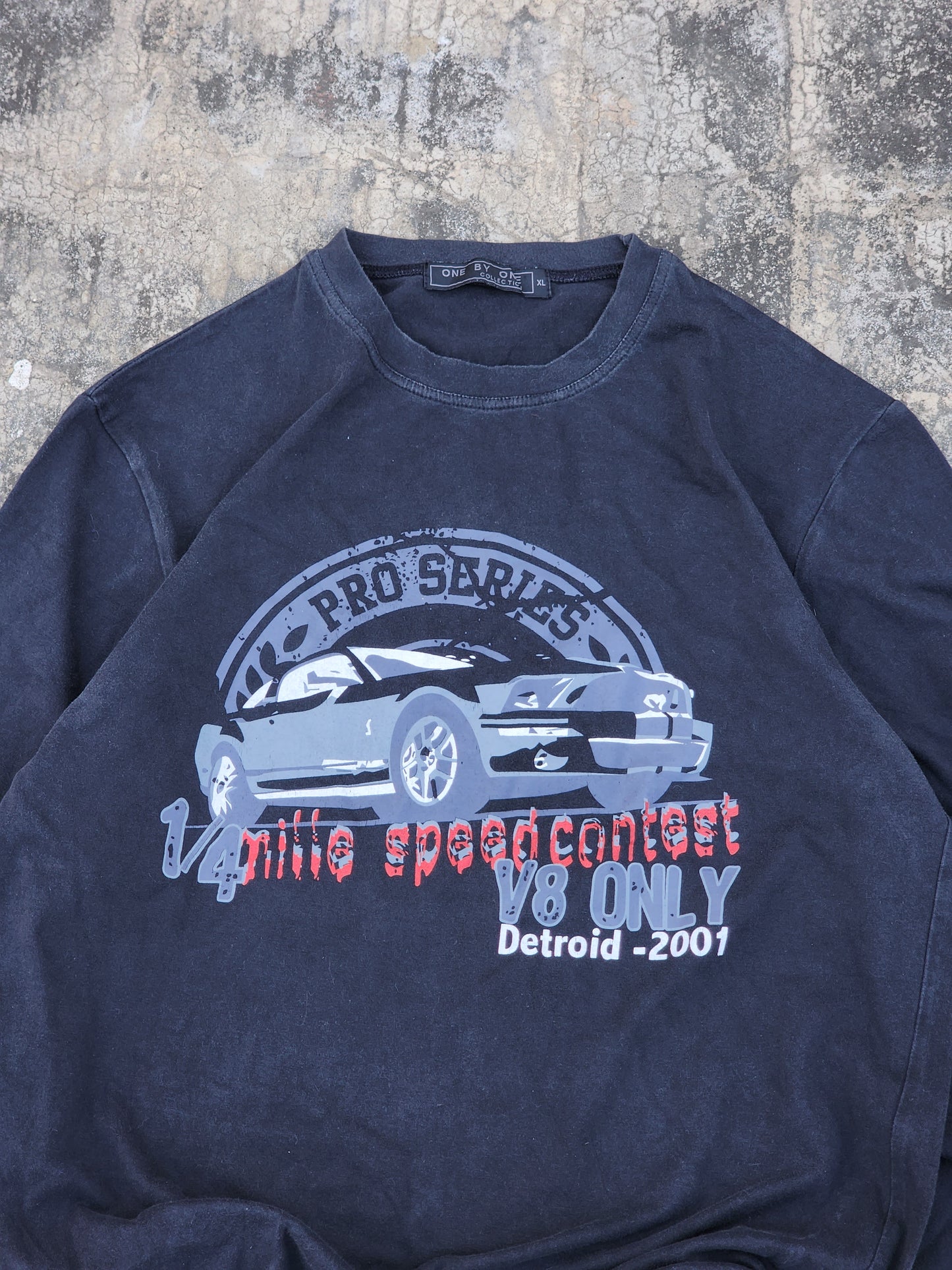Vintage Detroit V8 Mustang Tee (S)