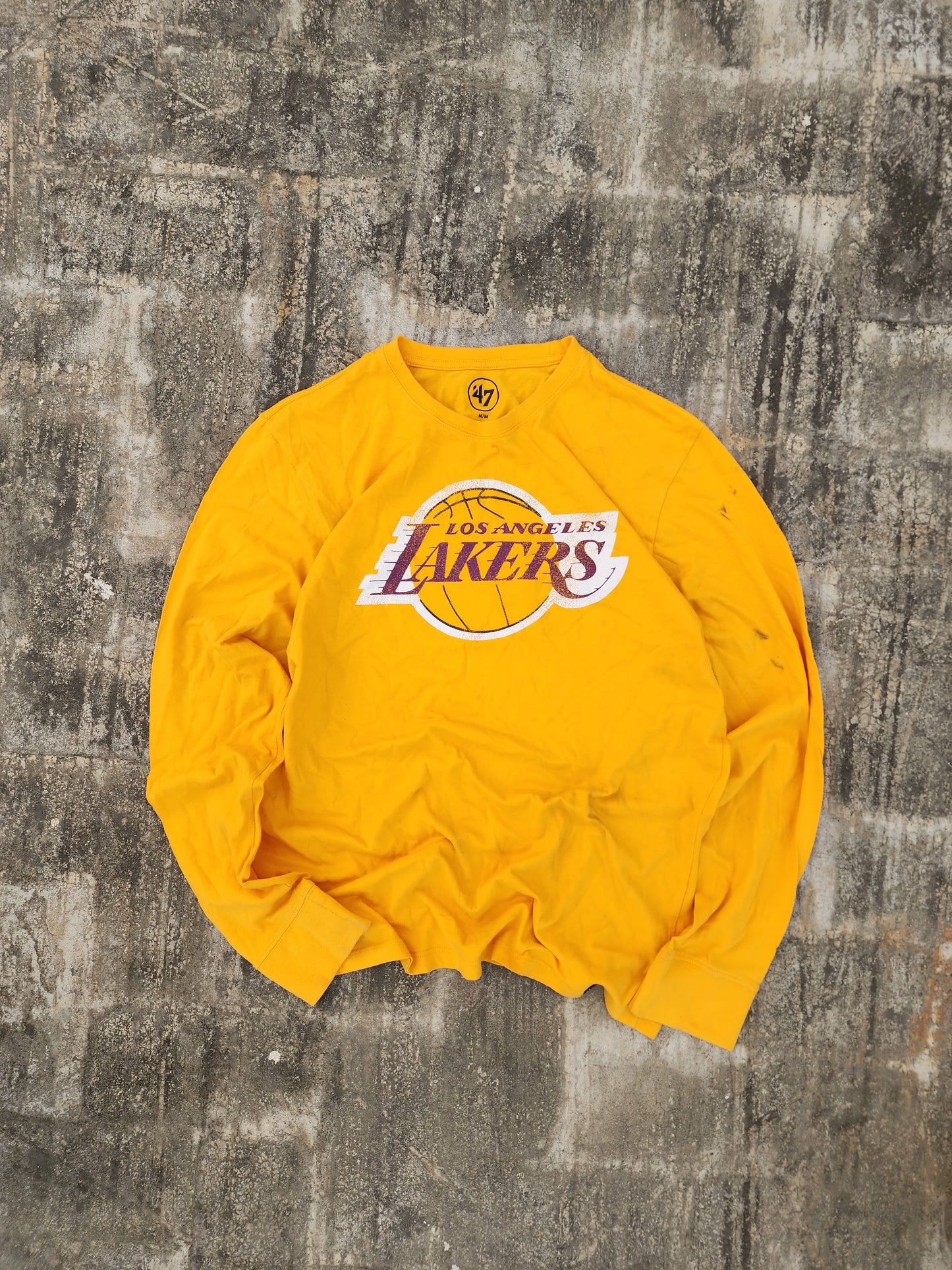 Vintage NBA Lakers Full Sleeves Tee (S/M)
