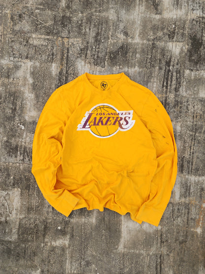 Vintage NBA Lakers Full Sleeves Tee (S/M)