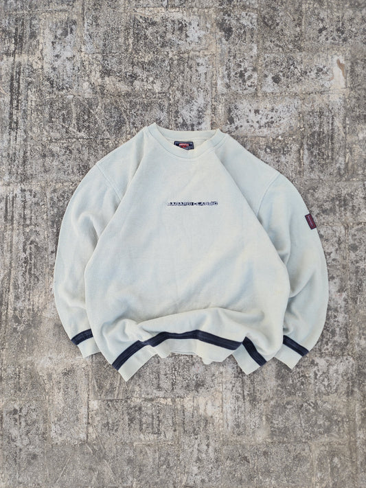 Vintage Bagardi Texturized Off White Sweater (L/XL)