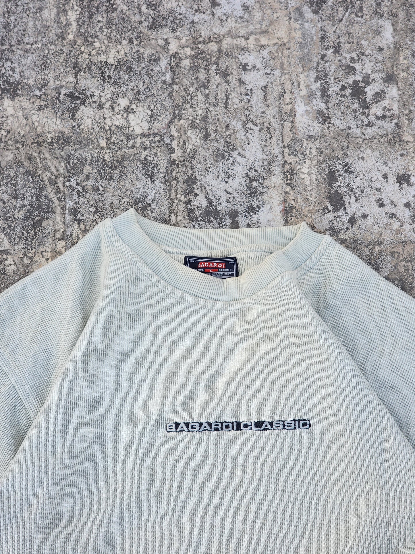 Vintage Bagardi Texturized Off White Sweater (L/XL)
