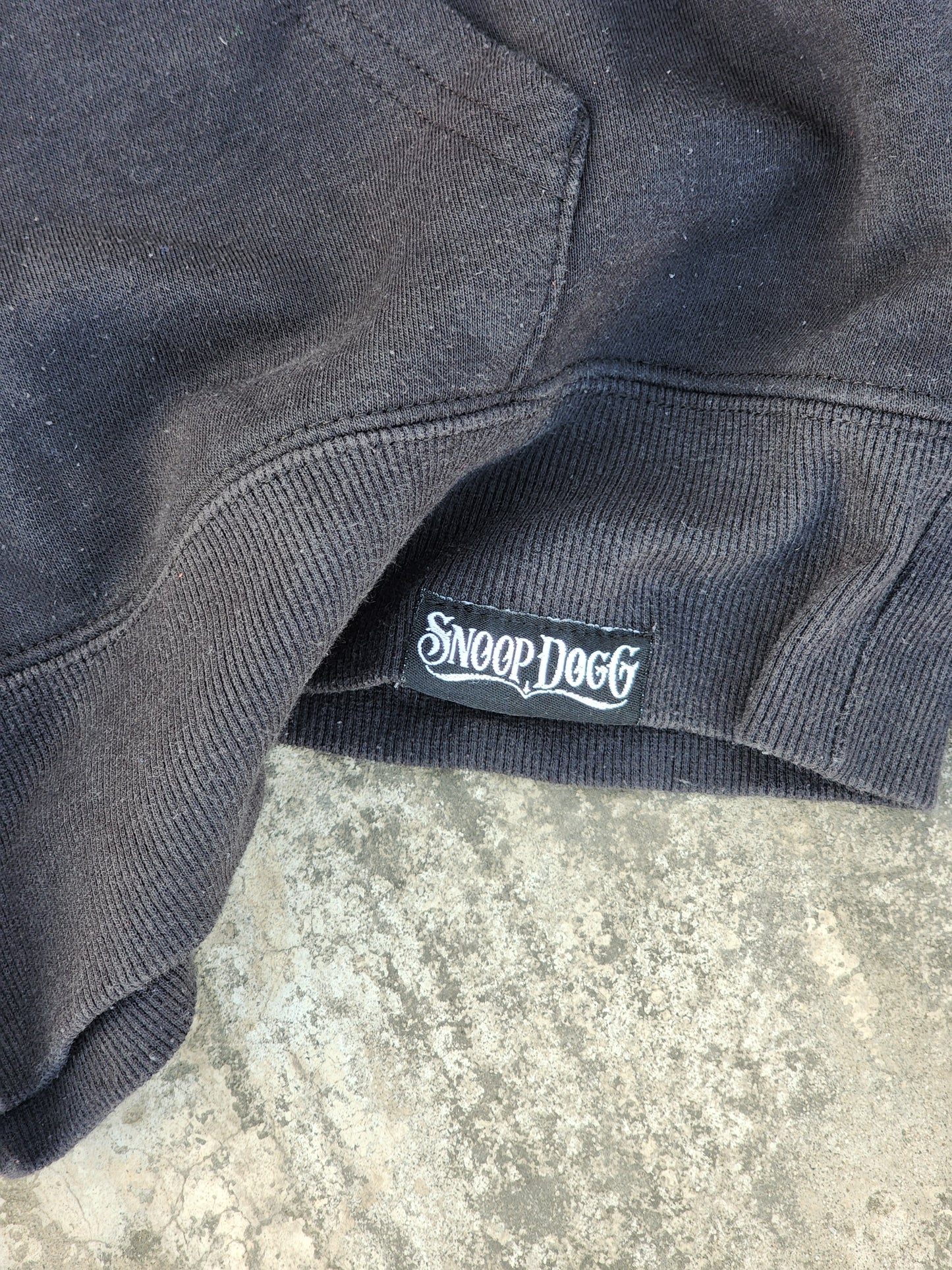 Snoop Dogg Official Black Oversized Hoodie (L)