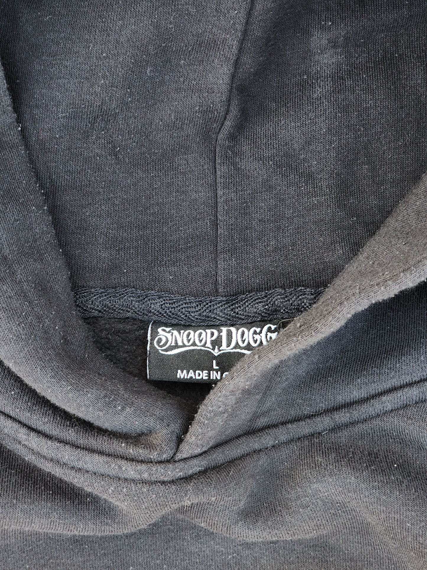 Snoop Dogg Official Black Oversized Hoodie (L)